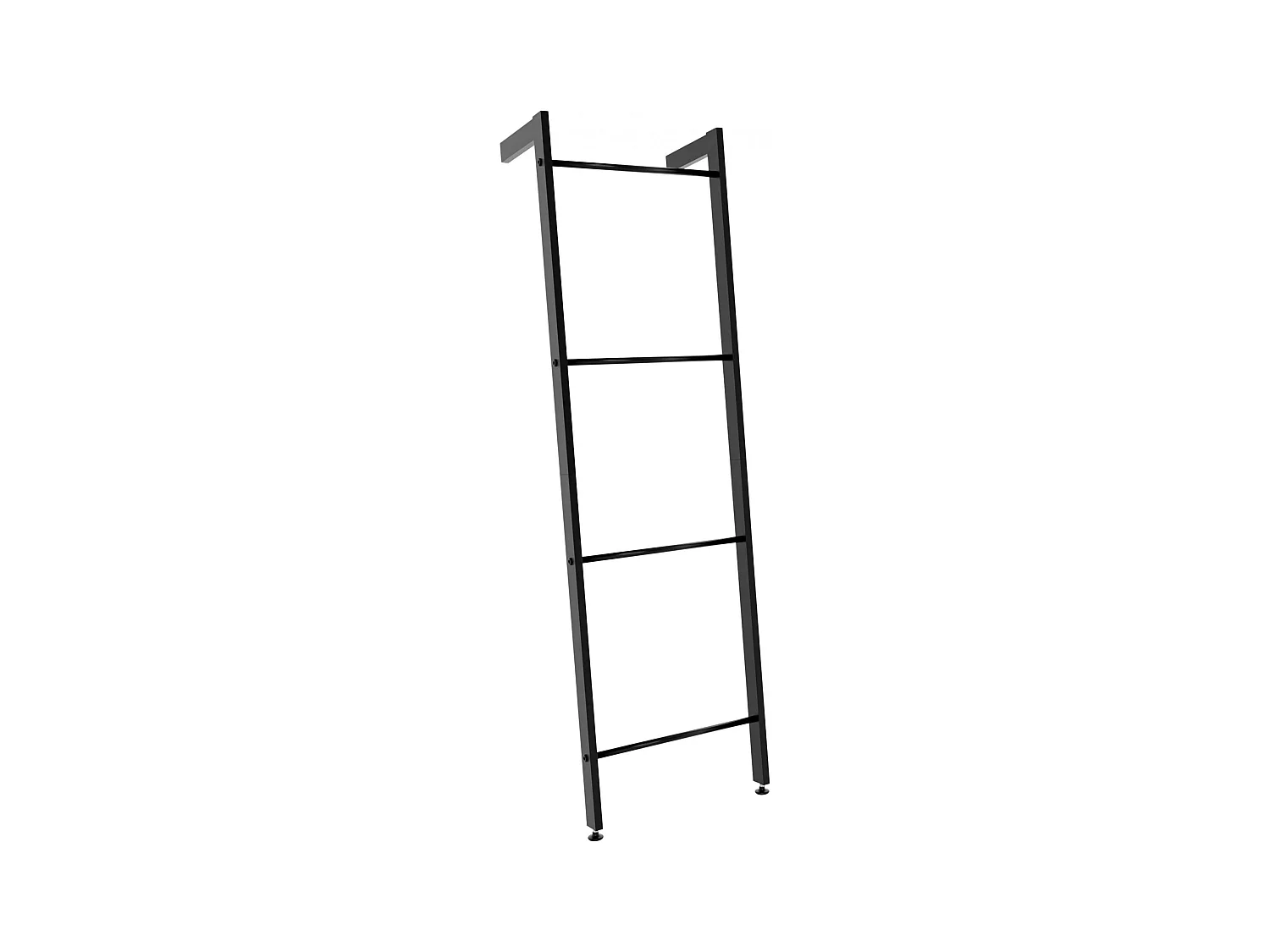 Porte-serviettes - Métal - 49 x 170cm - Noir - Betti
