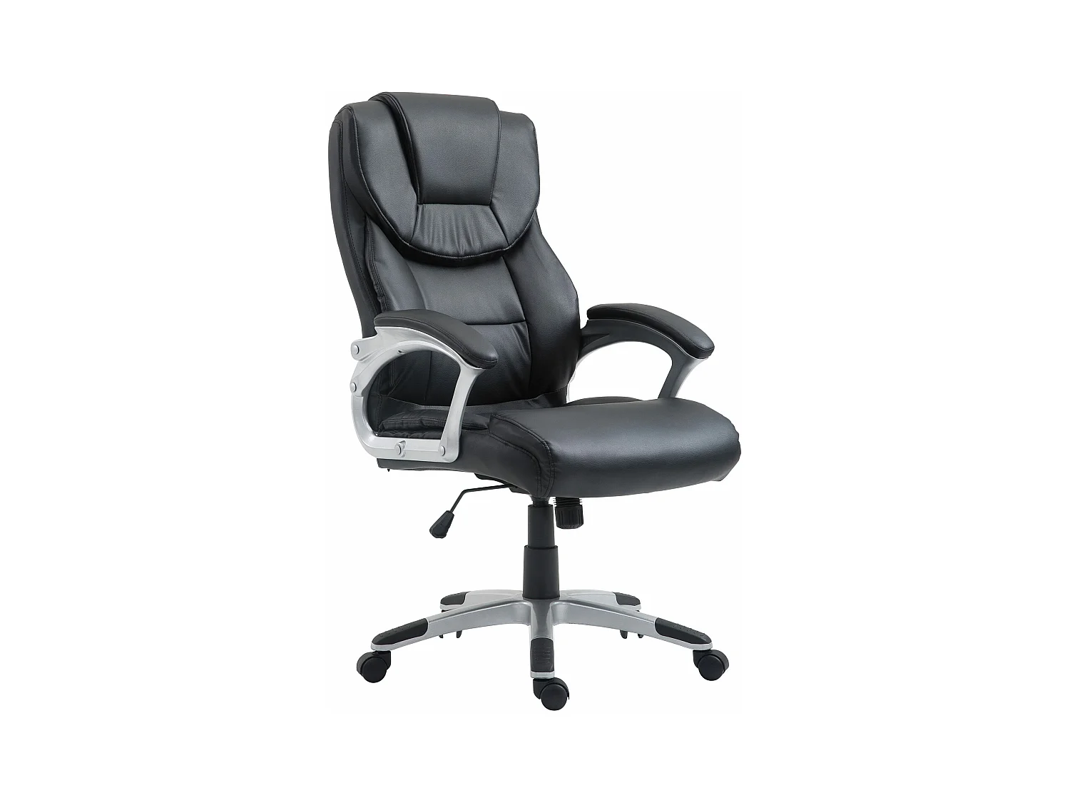Chaise de bureau - Similicuir & Nature - Noir - Texas V2