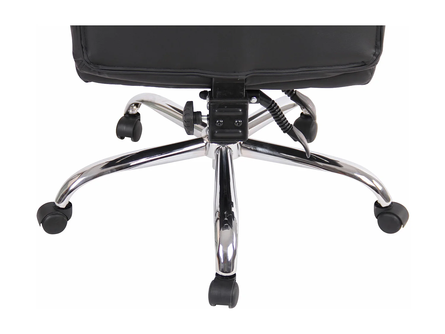 Chaise de bureau - Similicuir - Noir - Oxygen