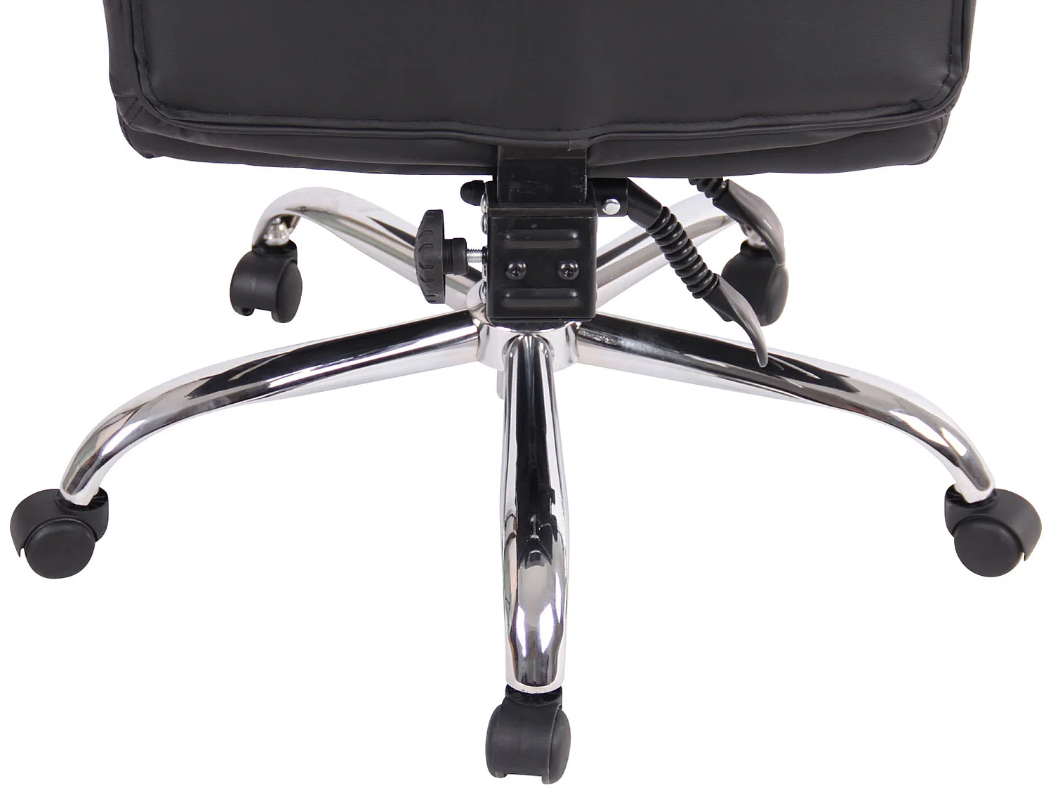 Chaise de bureau - Similicuir - Noir - Oxygen