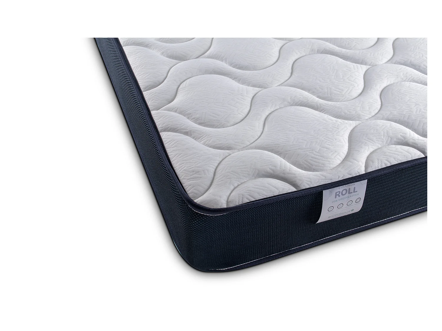 Colchón viscoelástico reversible  135x200 cm ViscoRoll - Altura +/- 20 cm - Firmeza Media/Alta - Doble cara - Viscoelástica de alta densidad - Núcleo Espuma HR