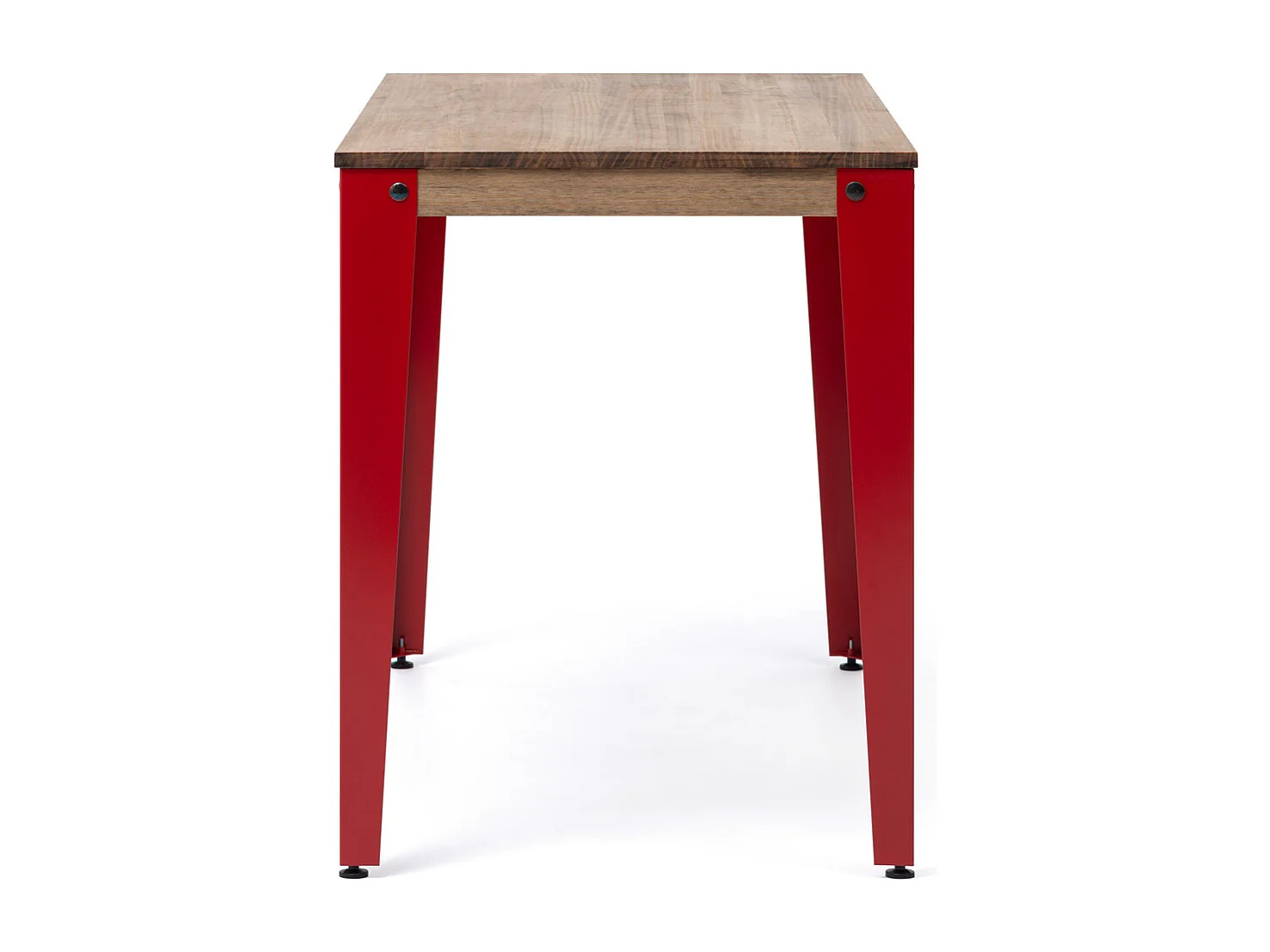 Table bureau Lunds  110x60x75cm  Rouge-Effect Vintage. Box Furniture