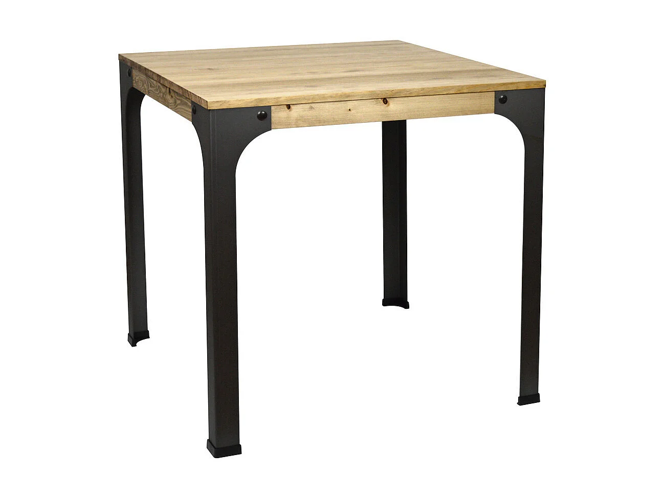 Table salle à manger Bristol. Style industriel vintage  80x80x75 cm.