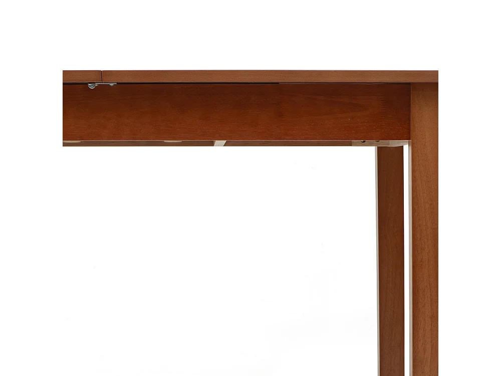 Mesa de Comedor extensible 120/150x80x75cm en maderas naturales color cerezo