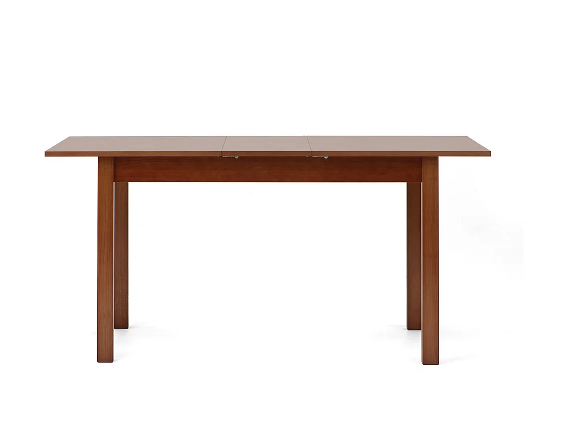 Mesa de Comedor extensible 120/150x80x75cm en maderas naturales color cerezo