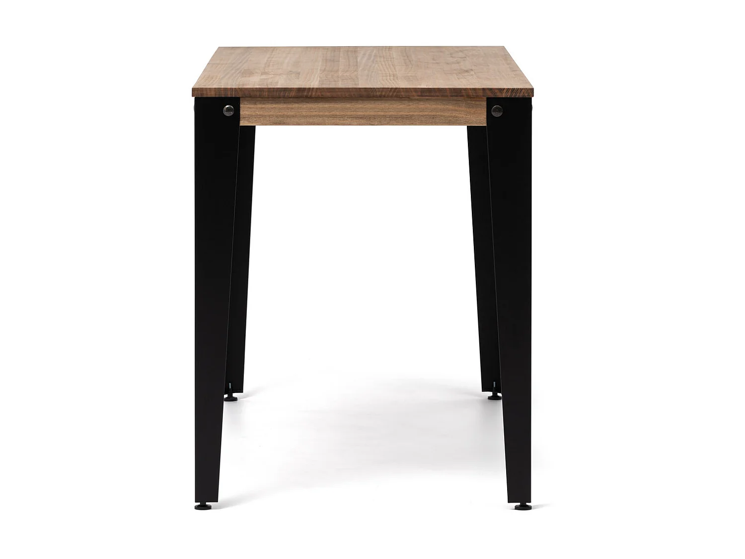 Mesa de Jantar Lunds 80x120x75cm Preta - Vintage Industrial