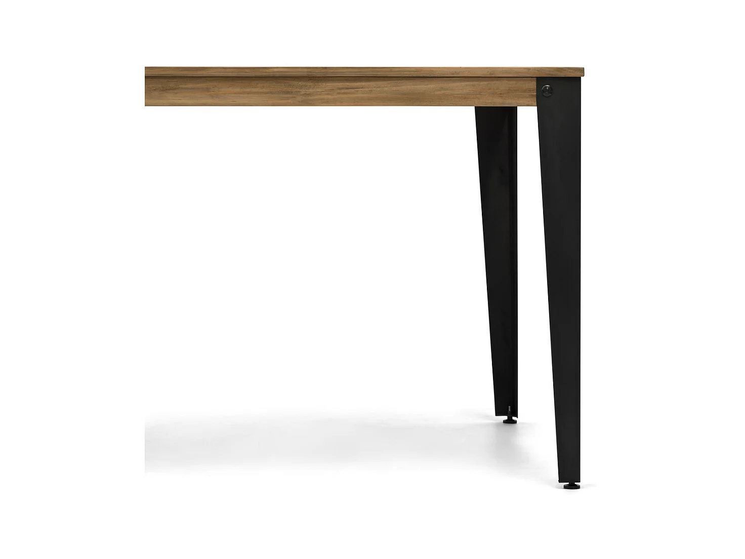 Mesa Lunds Estudio 180x80x75cm Fume en madera maciza de pino acabado vintage estilo industrial Box Furniture