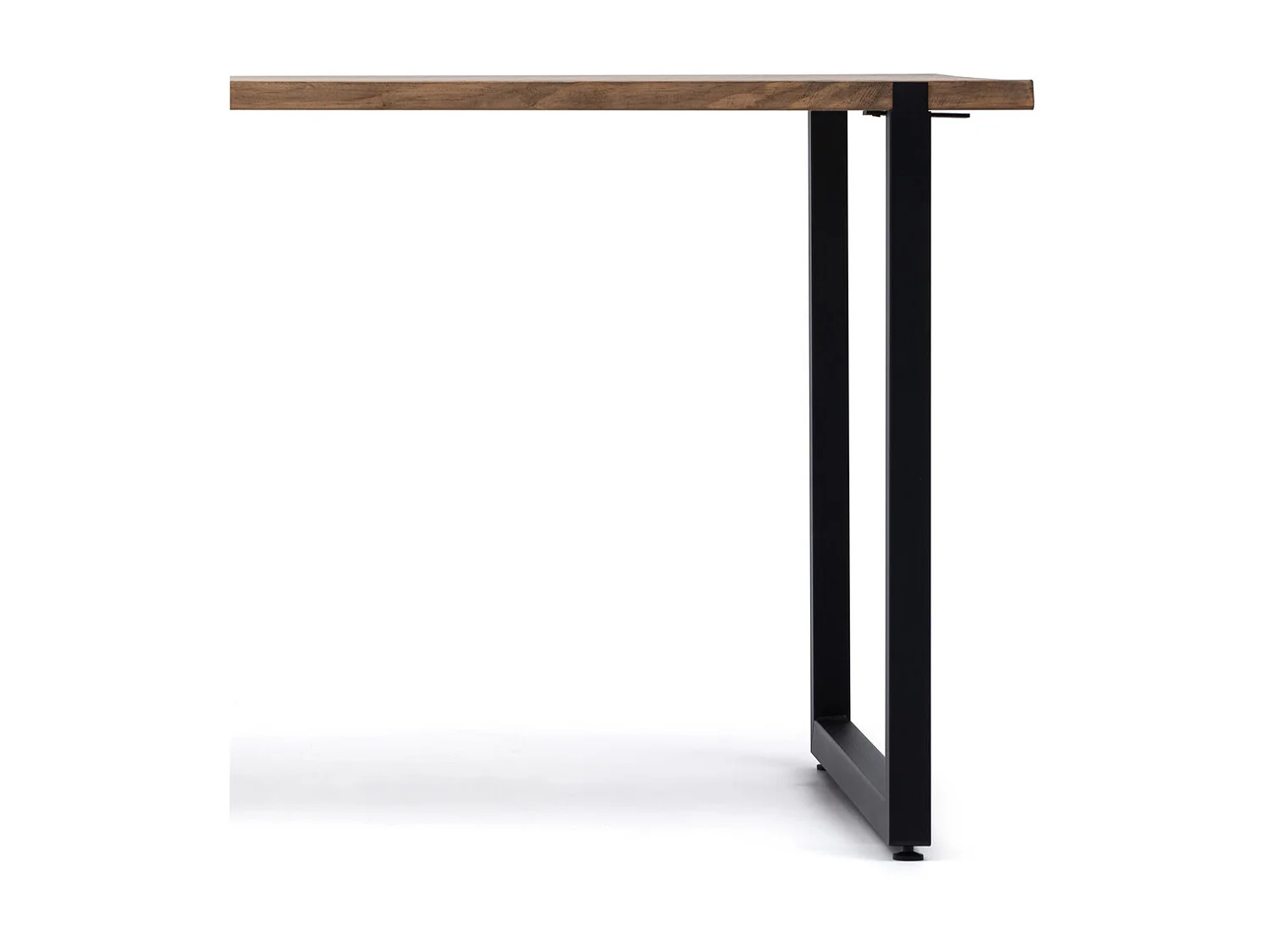 Table salle à manger  Uley Vintage Industriel Pied noir. 80X160x76cm