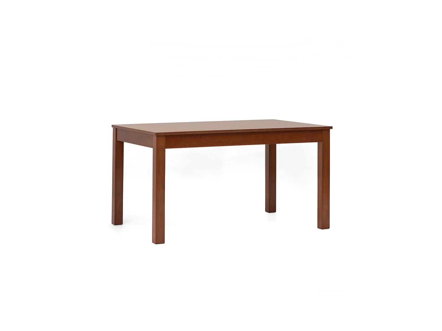 Table de Salle à manger extensible en bois naturel. 135X90x75cm. Extensible 180 cm. Couleur merisier.