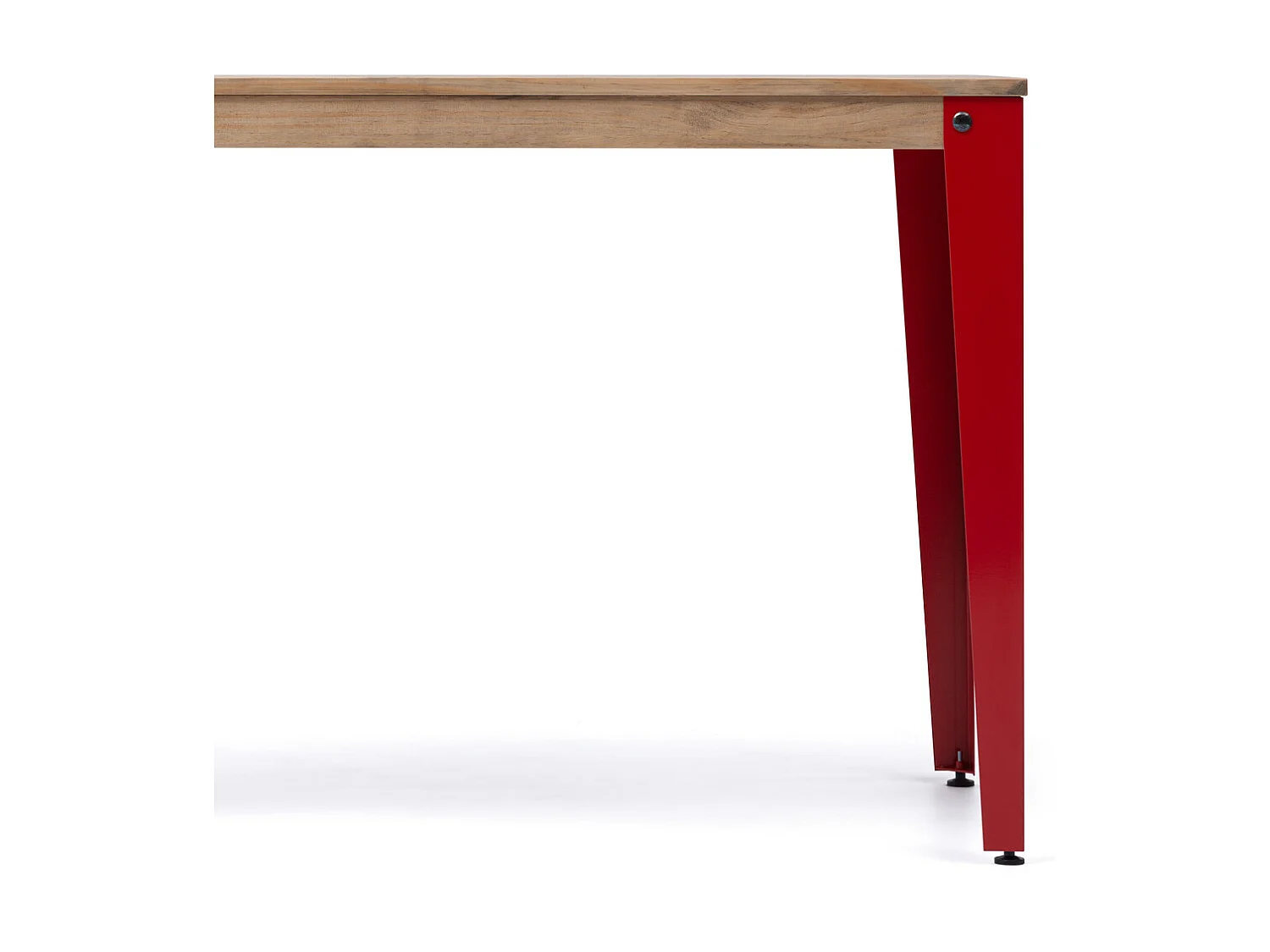 Table Salle a Manger Lunds  160x90x75cm  Rouge-Vieilli Box Furniture