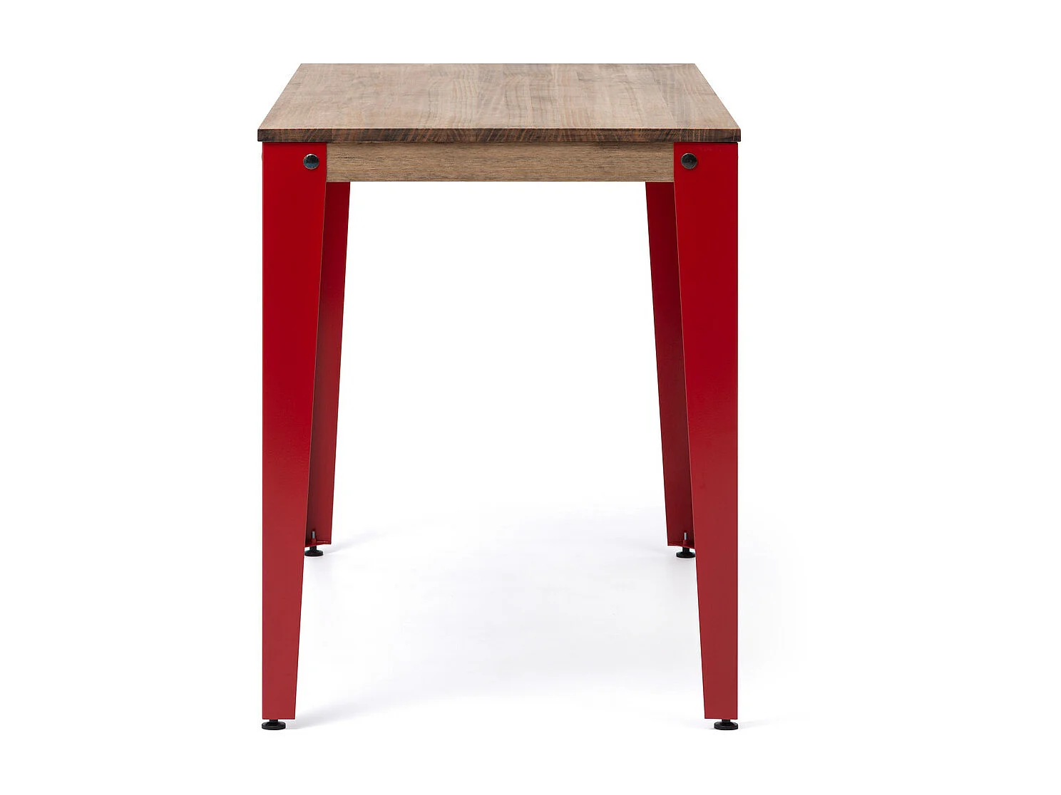 Table Salle a Manger Lunds  160x90x75cm  Rouge-Vieilli Box Furniture