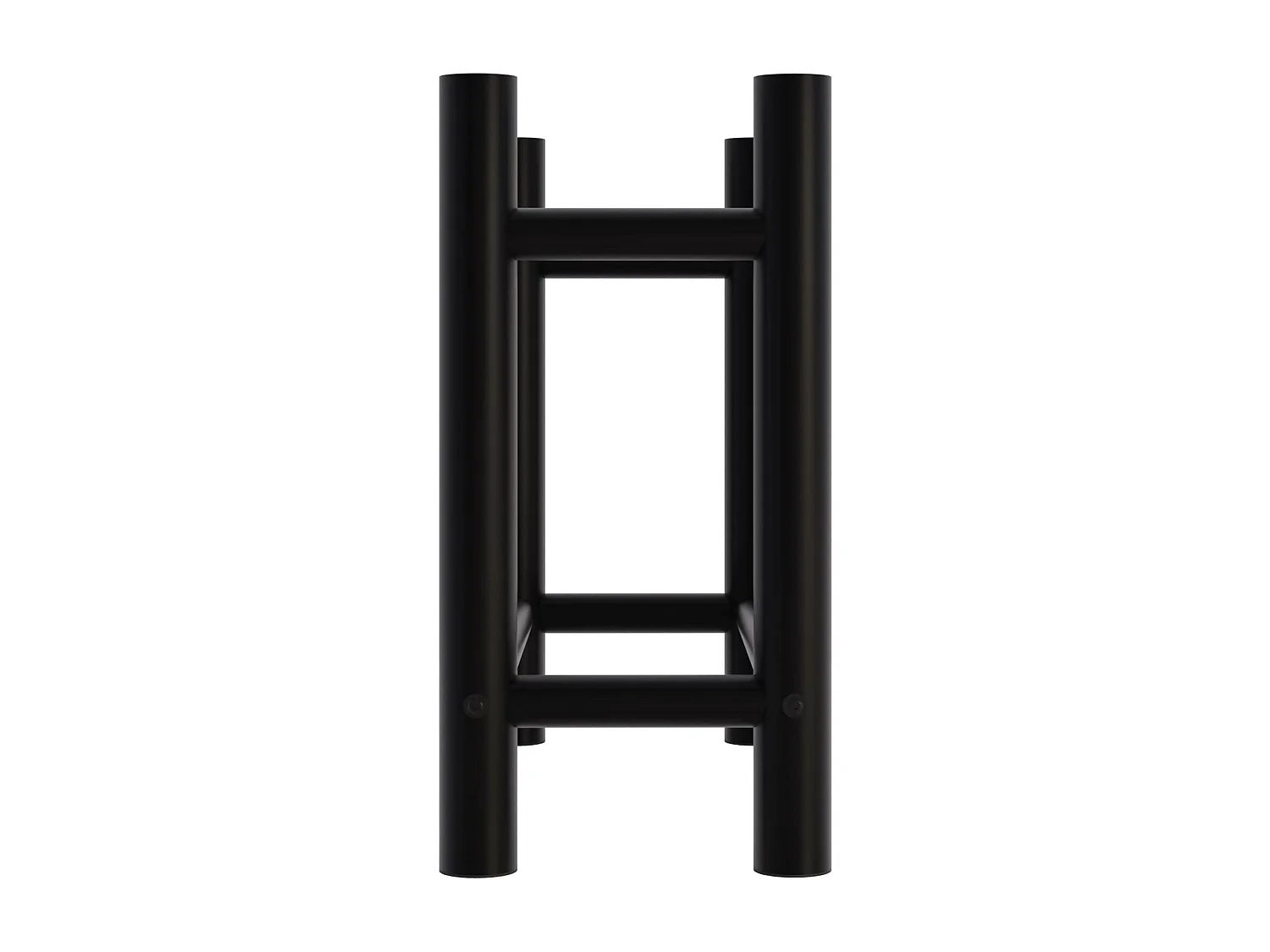 Brandhoutrek  - Metalen - 30x60x60 cm - zwart - Medya