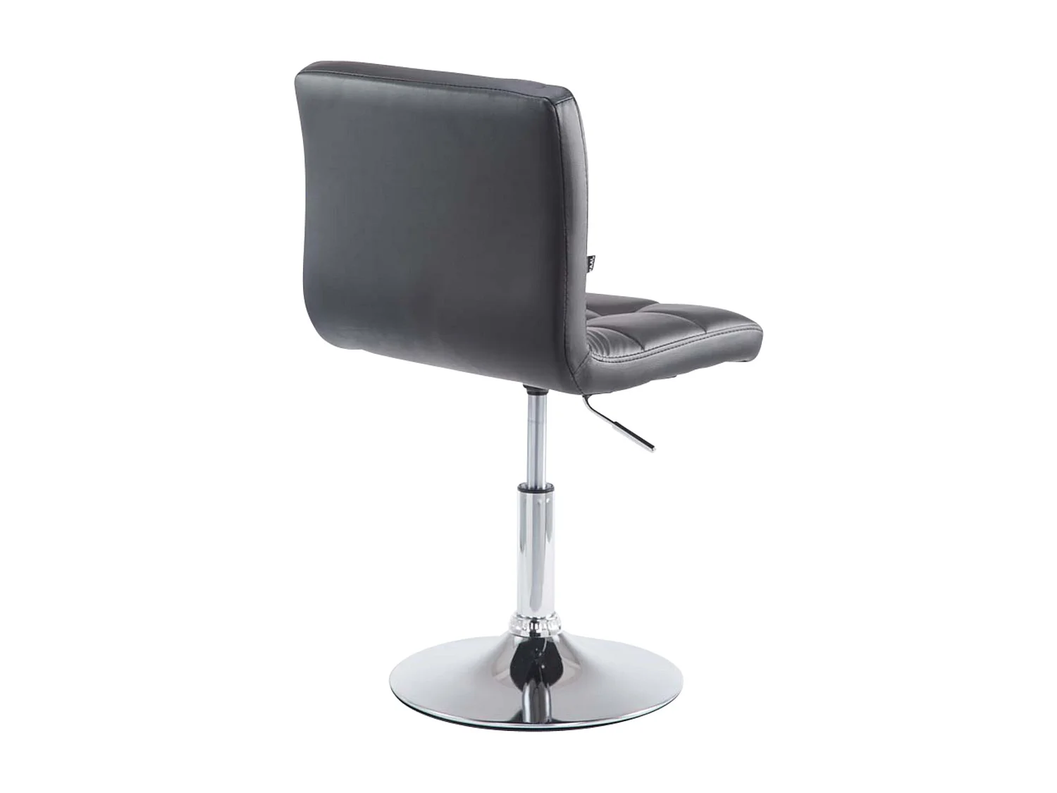 Lot de 4  Chaise longue - Similicuir - Noir - Palma V2