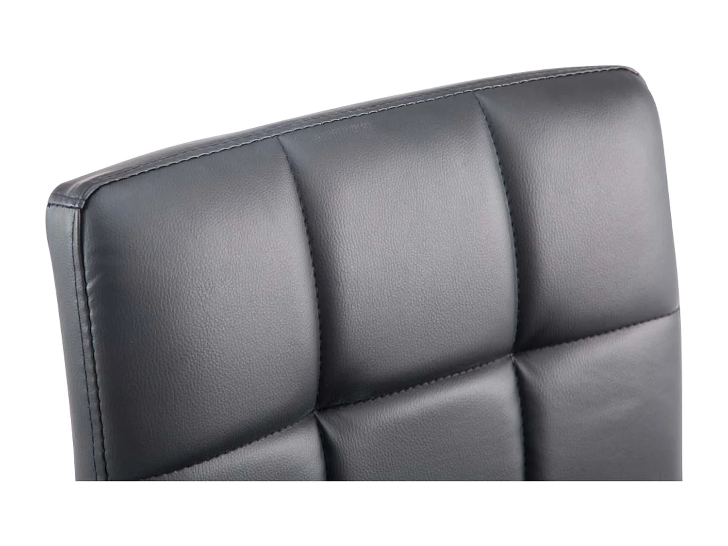 Lot de 4  Chaise longue - Similicuir - Noir - Palma V2