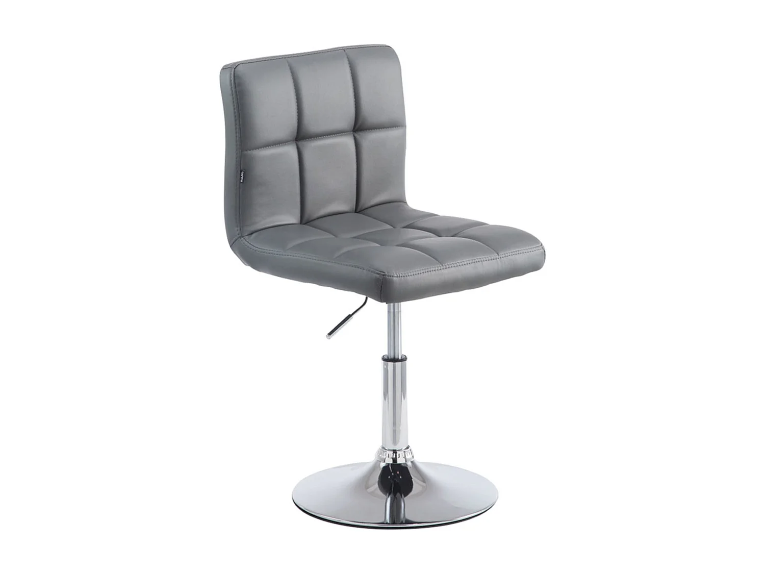 Lot de 4  Chaise longue - Similicuir - Gris - Palma V2