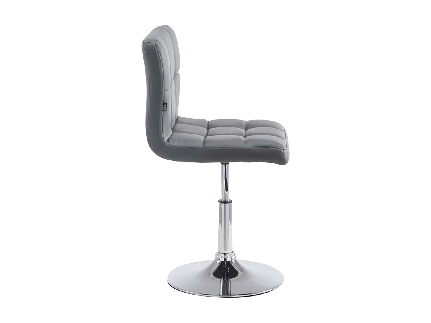 Lot de 4  Chaise longue - Similicuir - Gris - Palma V2