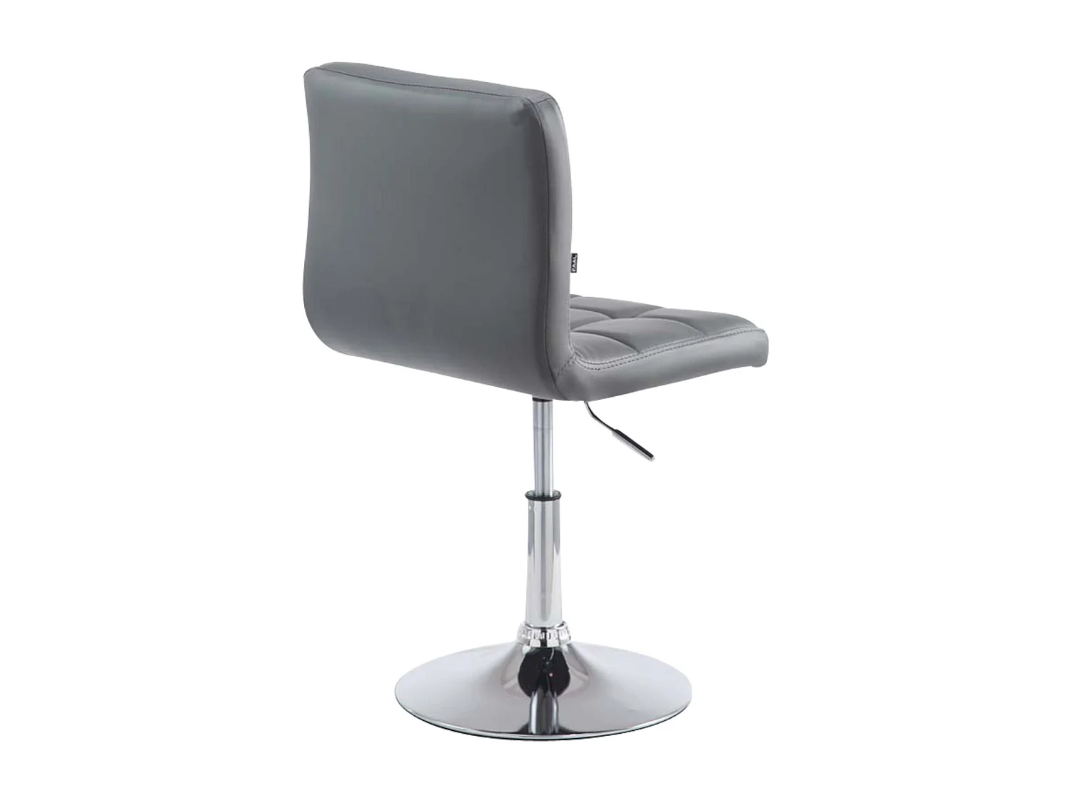 Lot de 4  Chaise longue - Similicuir - Gris - Palma V2