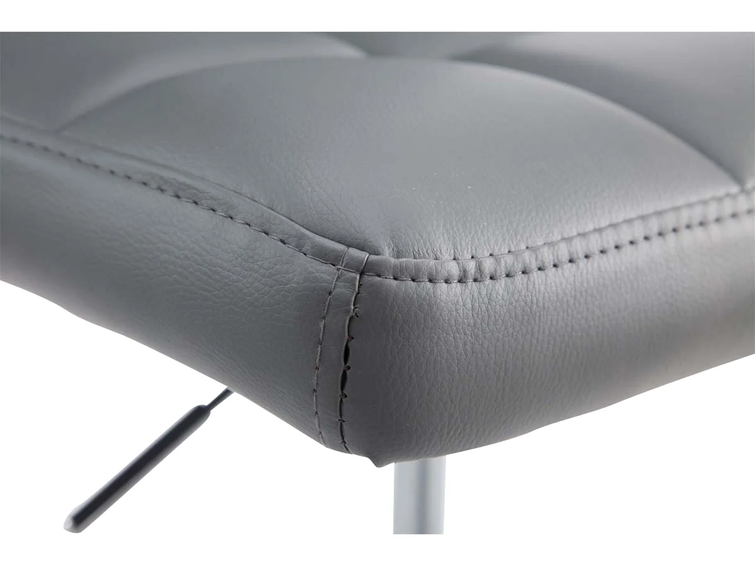 Lot de 4  Chaise longue - Similicuir - Gris - Palma V2