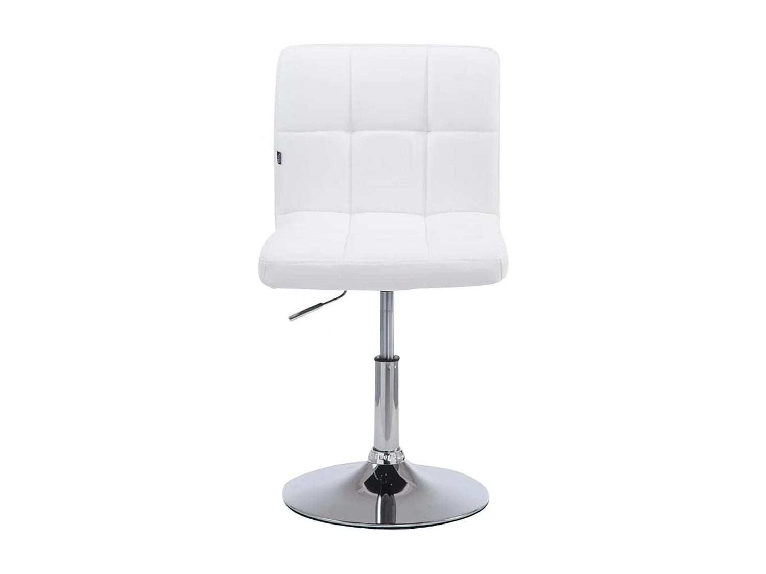 Lot de 4  Chaise longue - Similicuir - Blanc - Palma V2