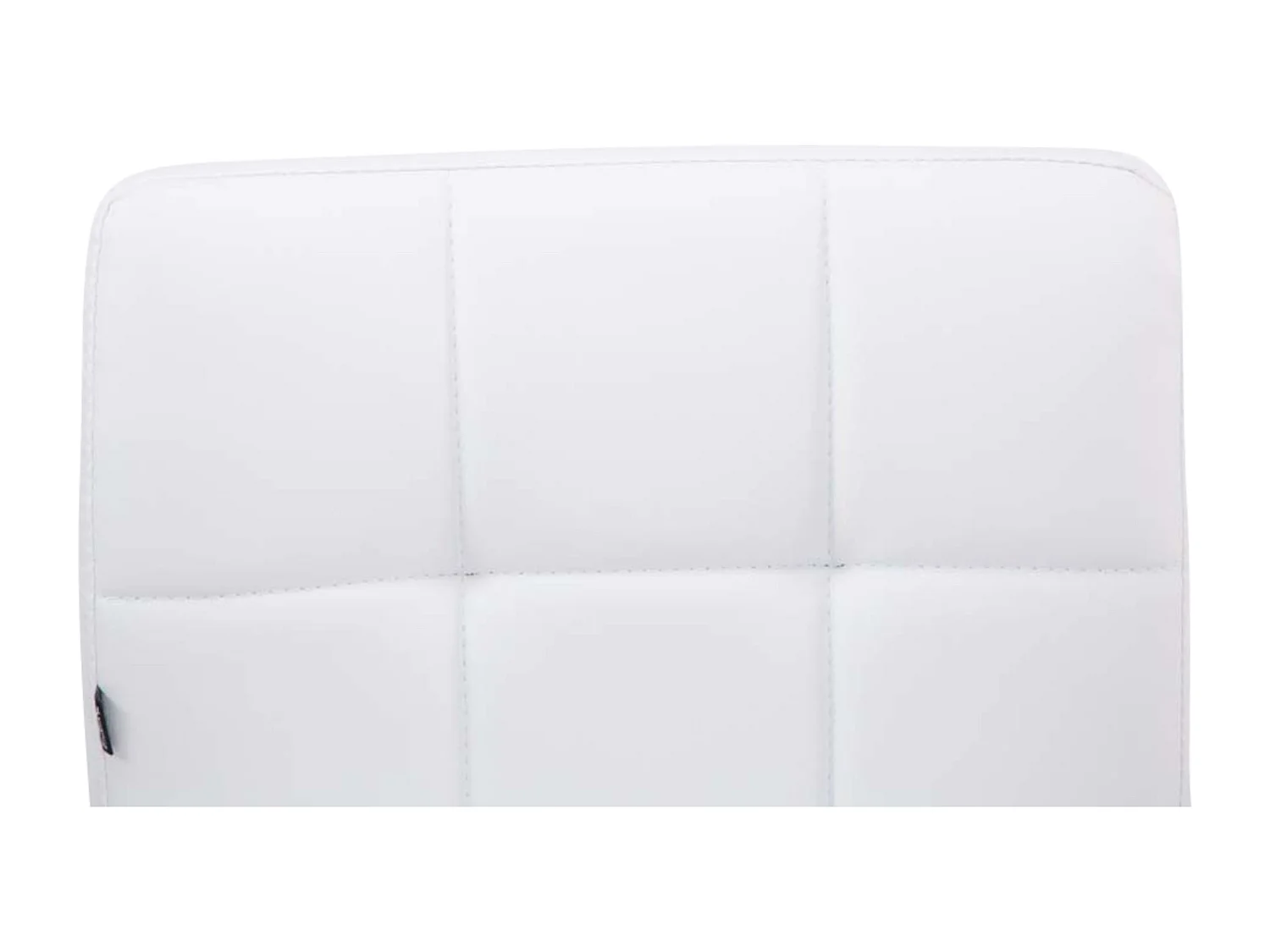 Lot de 4  Chaise longue - Similicuir - Blanc - Palma V2