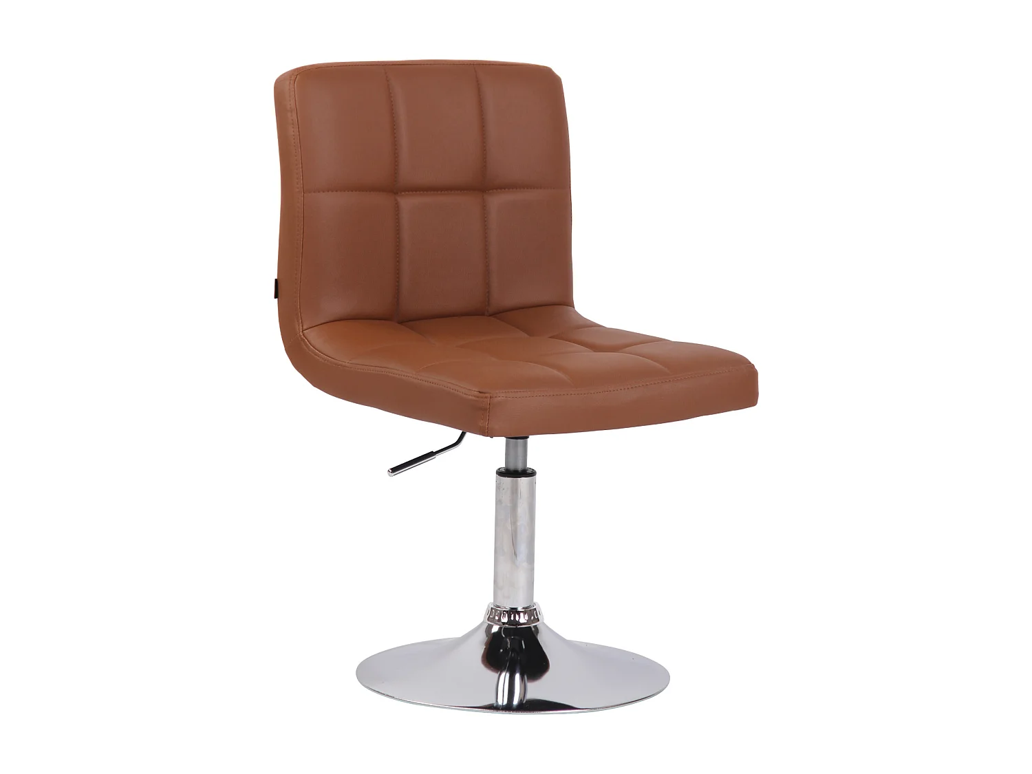 Lot de 4  Chaise longue - Similicuir - Marron clair - Palma V2