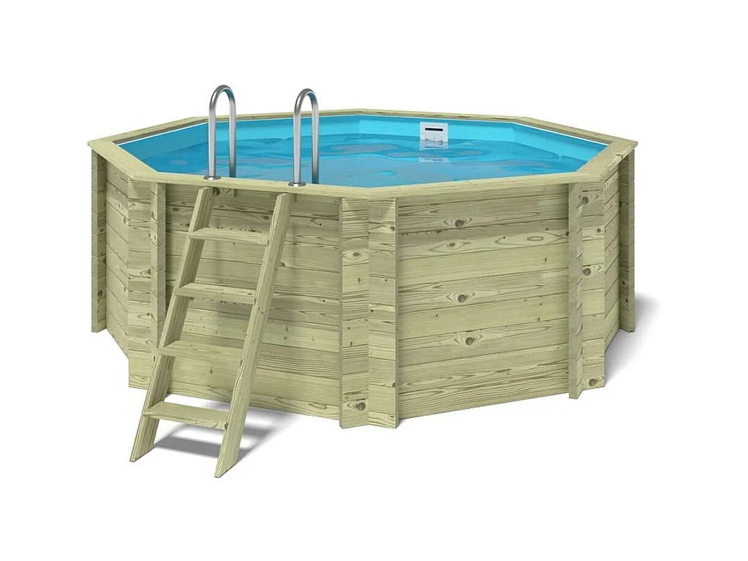 Piscine en bois Coral 3.25x3.25 - H.1.18 m autoportante - BAS7301OSP - ALTANKA