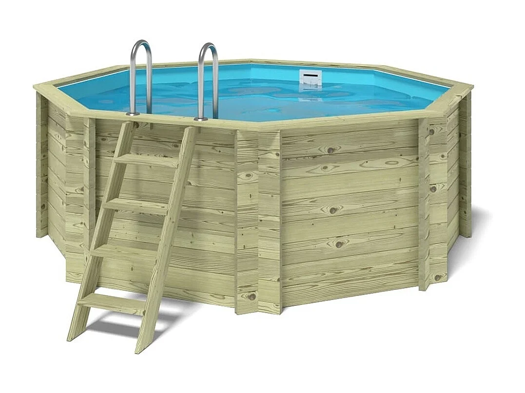 Piscina in legno Coral 3.25x3.25 - H.1.18 m autoportante - BAS7301OSP - ALTANKA