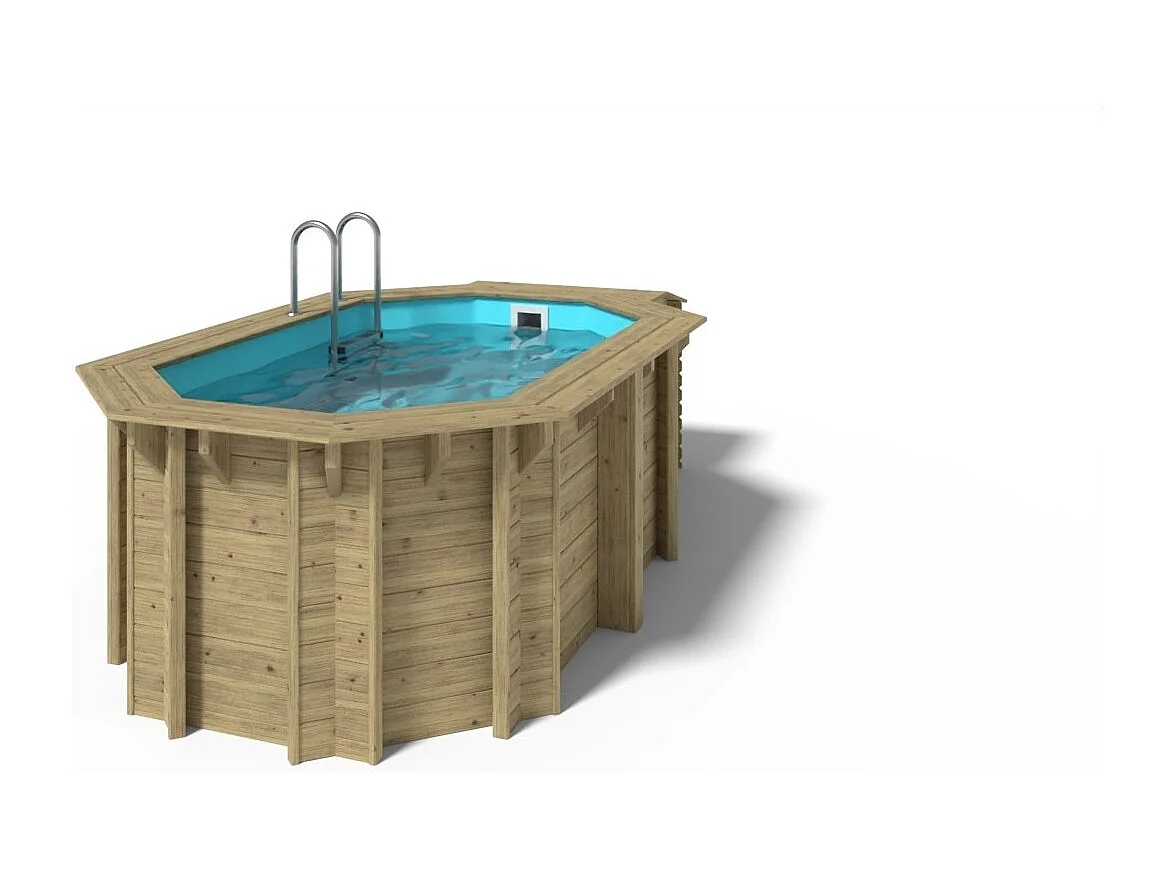 Piscina Coral 3.25 x 3.25 - H.1.18 m, azzurro chiaro, autoportanti - senza cementazione - BAS7301OSP - ALTANKA