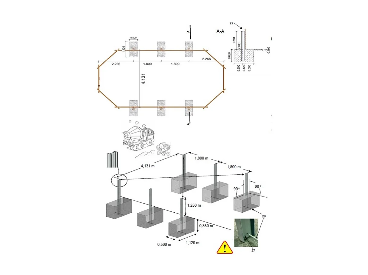 Piscine en bois 8,57x4,57 - H.1,45 m - avec filtration - BAS750OSPI - ALTANKA