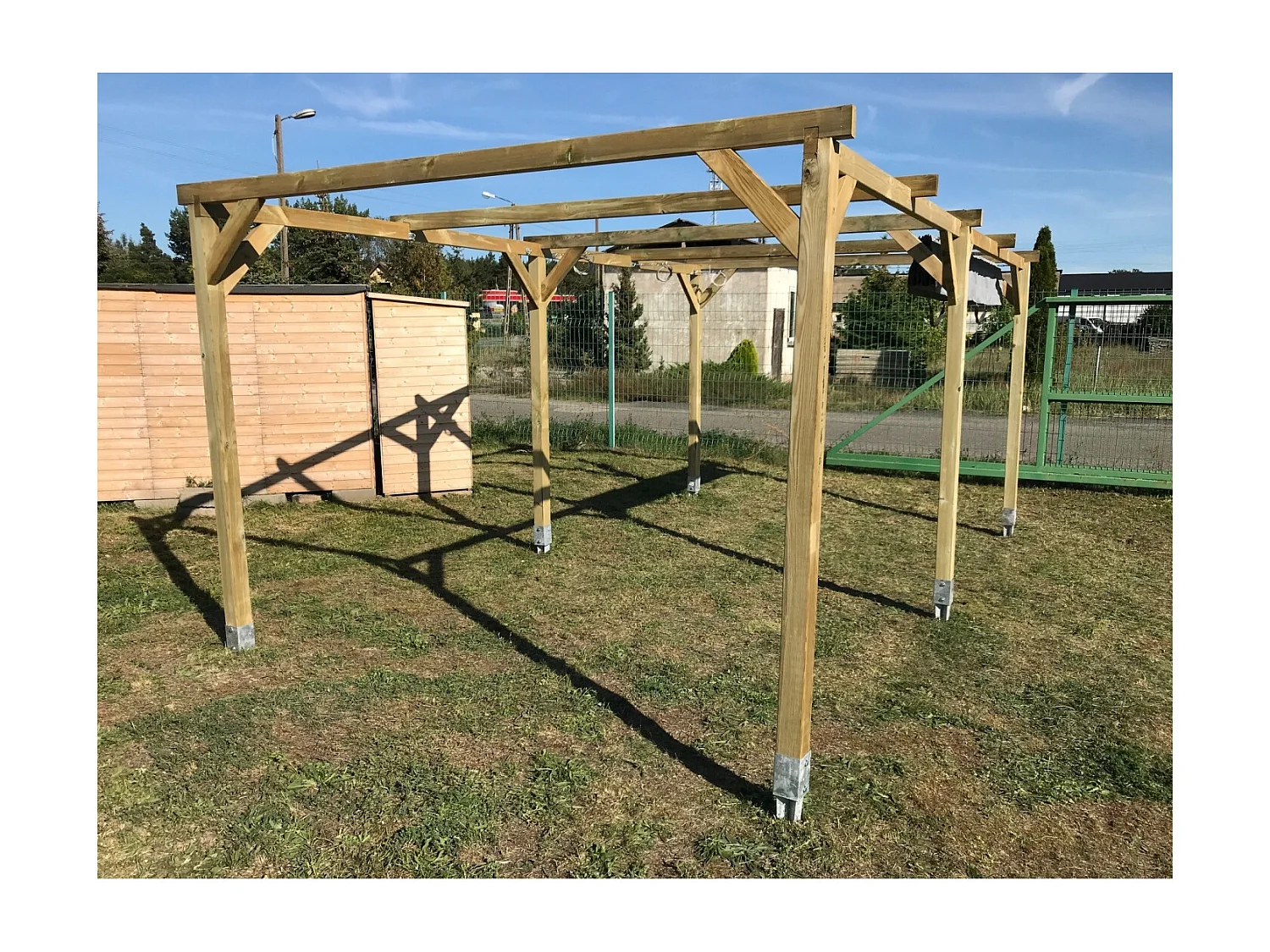 Carport, abri de voiture  3x5.1 m - 15.3 m2 - CAR1 - ALTANKA