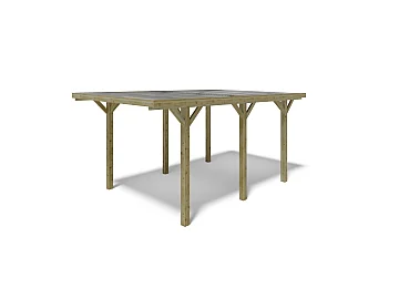 Tettoie per auto - Legno