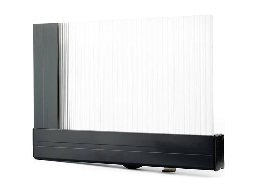 Copertura per la piscina Horizon - 8,61x4,20 m - Policarbonato alveolare da 8 mm - Colore Antracite RAL7016 - ECO203 - ALTANKA