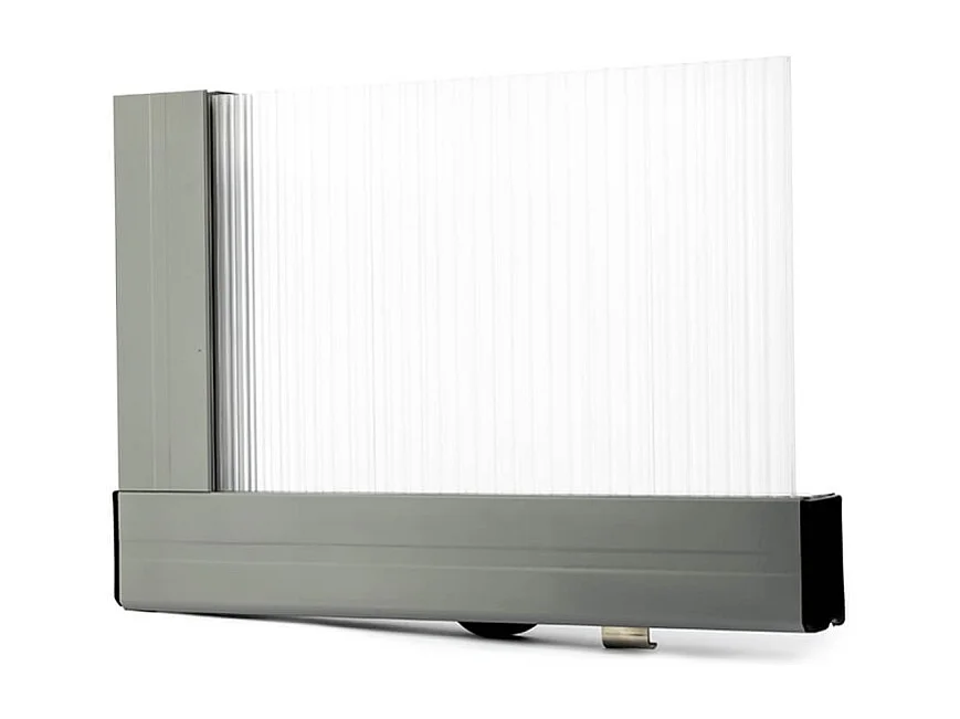 Copertura per la piscina Horizon - 6,47x3,50 m - Policarbonato alveolare da 8 mm - Colore Grigio RAL7037 - ECO207 - ALTANKA