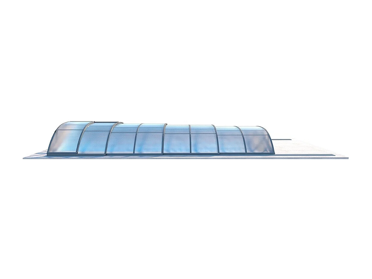 Abri de piscine Horizon - 8.58x3.92 m - polycarbonate alvéolaire 8 mm - pour piscine BAS7309 - ECO309 - ALTANKA