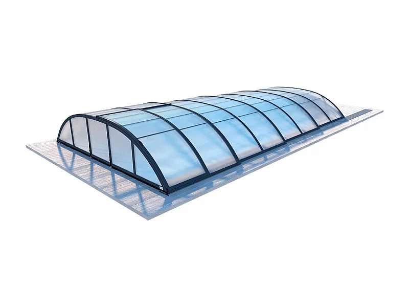 Abri de piscine Horizon - 8.58x3.92 m - polycarbonate alvéolaire 8 mm - pour piscine BAS7309 - ECO309 - ALTANKA