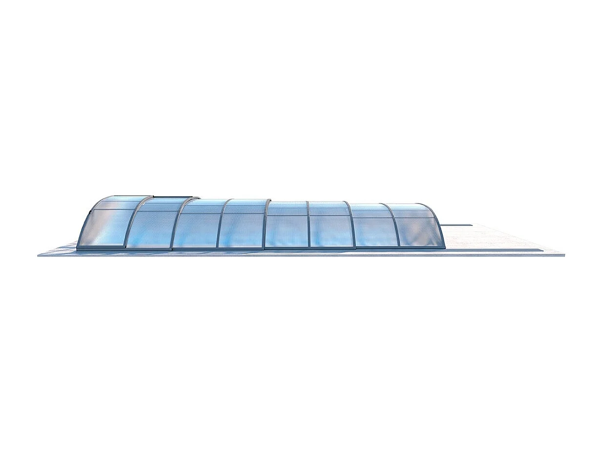 Abri de piscine Horizon - 7.03x3.36 m - polycarbonate alvéolaire 8 mm - pour piscine BAS7307 - ECO307 - ALTANKA