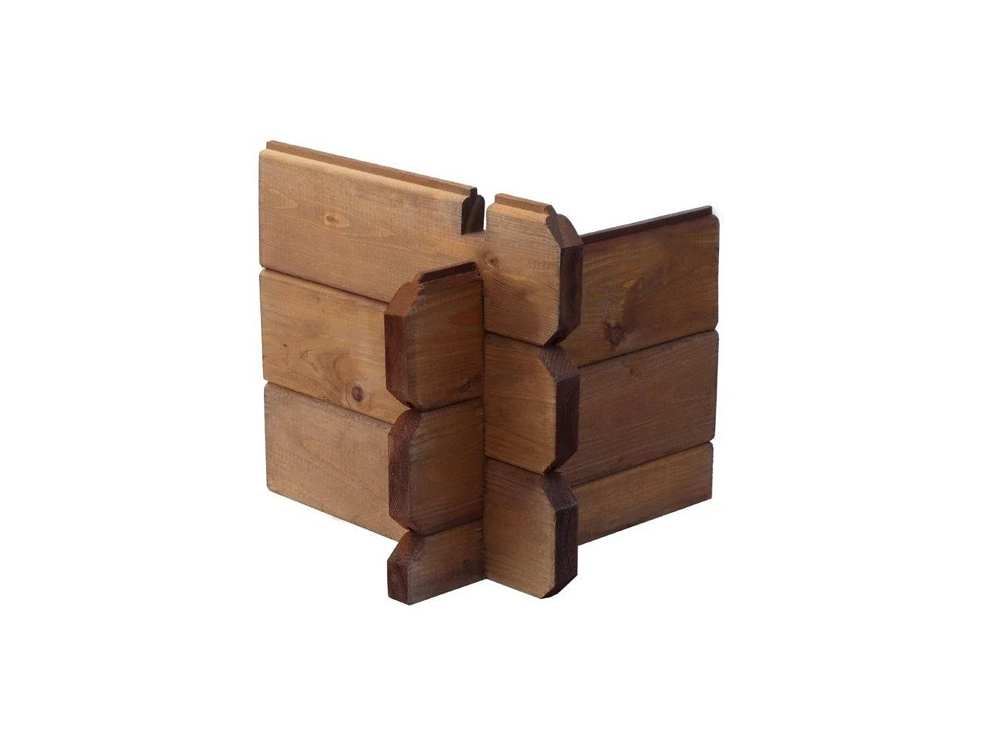Casetta da giardino in legno - 15.2m2 - 3.9x3.9m - impregnata - 34mm - colore: marrone - DOM563 - ALTANKA