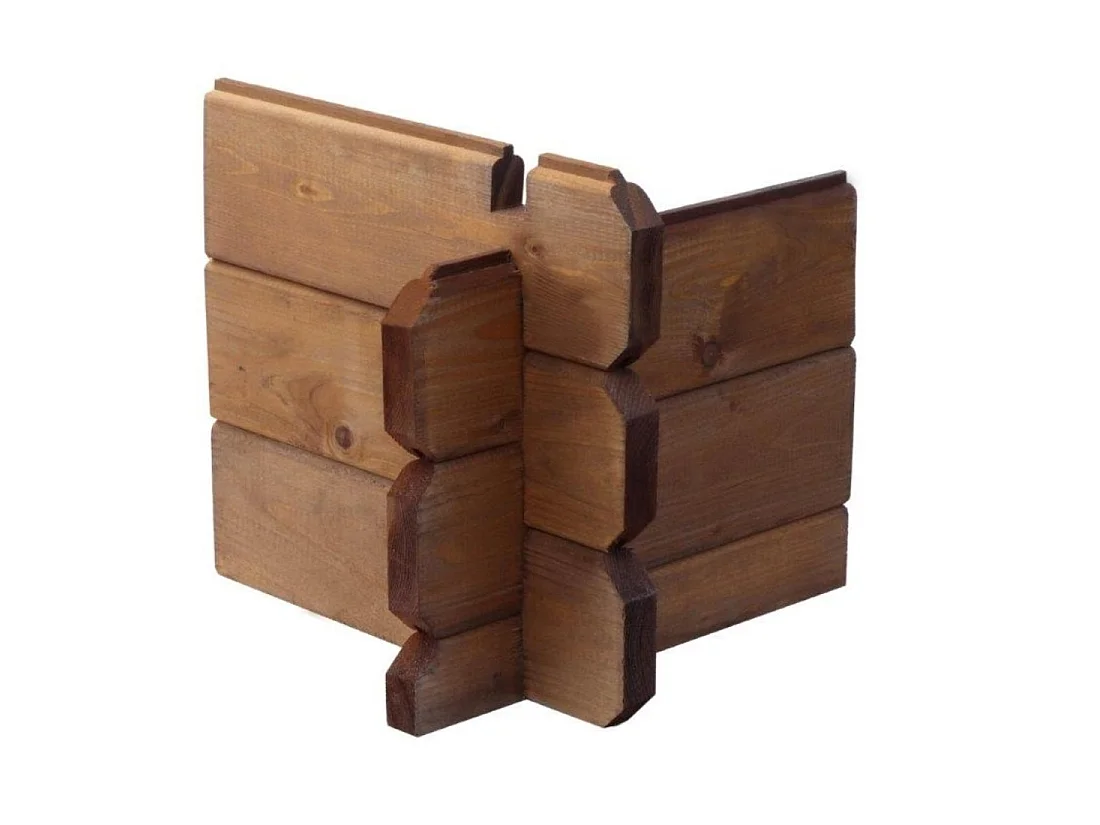 Casetta da giardino in legno - 15.2m2 - 3.9x3.9m - impregnata - 34mm - colore: marrone - DOM563 - ALTANKA