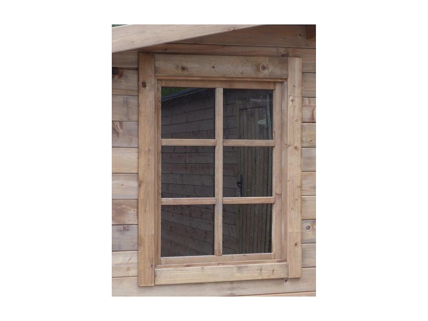 Abri de jardin en bois - 20m2 - 5x4m - Traité - Ep. 28mm - Couleur: marron - DOM566 - ALTANKA