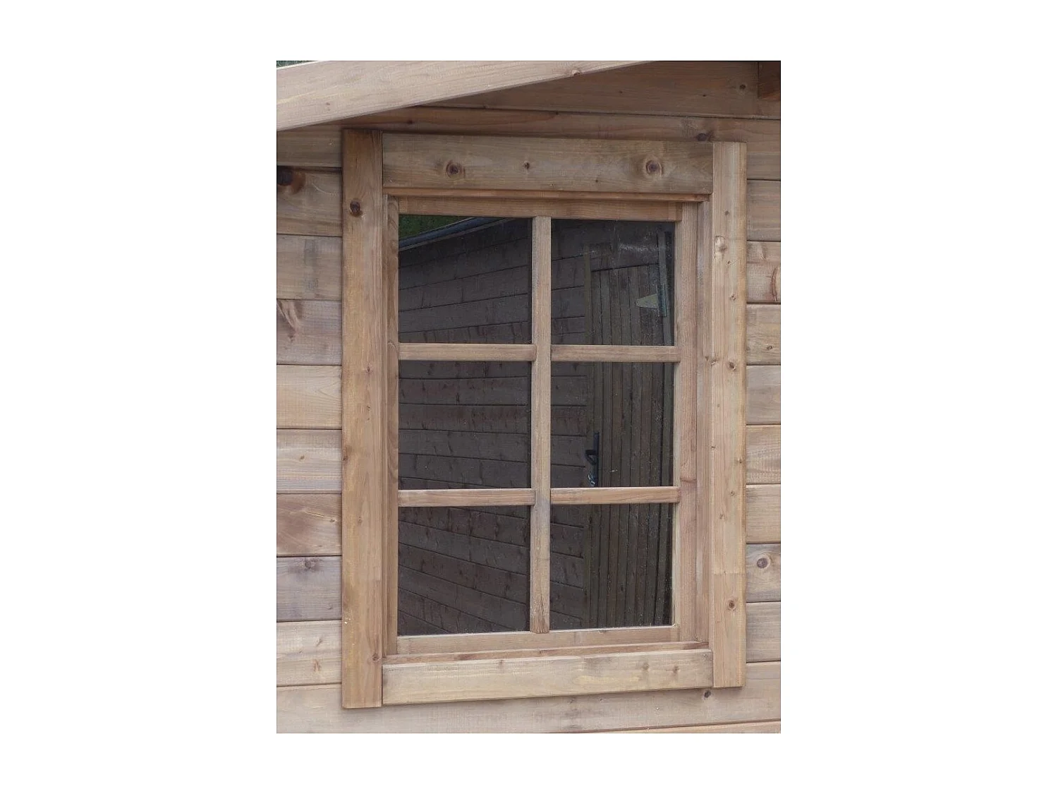 Abri de jardin en bois - 20m2 - 5x4m - Traité - Ep. 28mm - Couleur: marron - DOM566 - ALTANKA