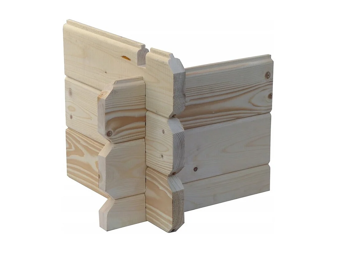 Abri de jardin en bois - 12m2 - 4x3m - Ep. 28mm - Couleur: naturel - DOM124 - ALTANKA