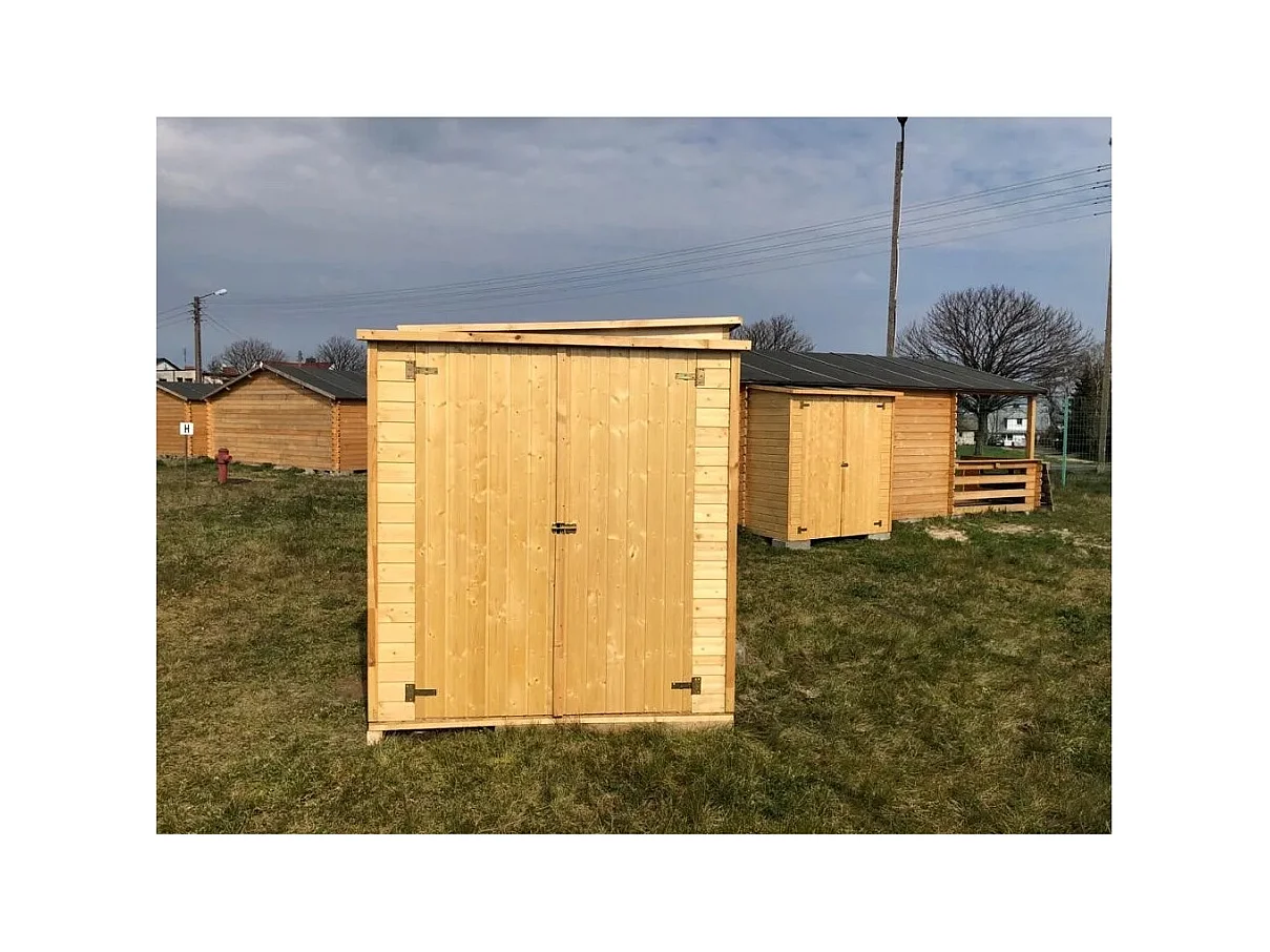 Armadio porta attrezzi da esterno 1.66x0.82 m H.1.86 - con pavimento e parete posteriore - DOM84 - ALTANKA