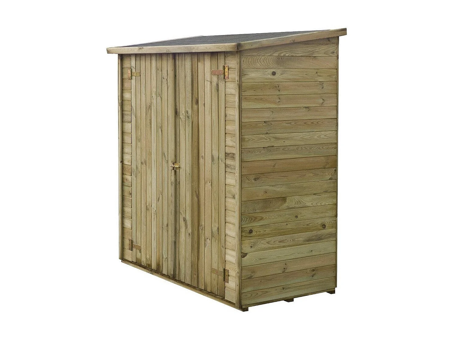 Armoire de jardin à outils 1.66x0.82 m H.1.86 - avec plancher et paroi arrière - DOM84 - ALTANKA
