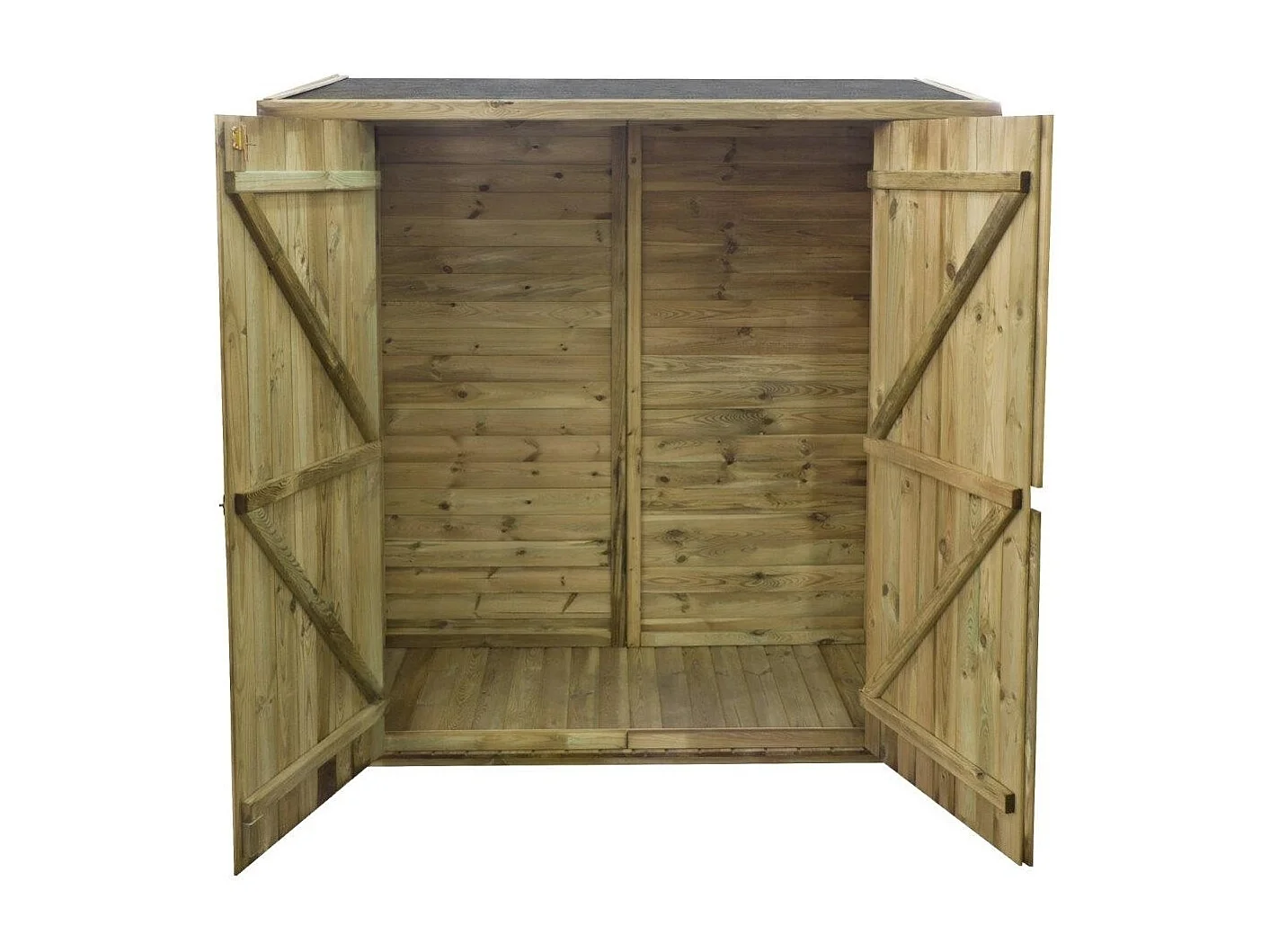 Armoire de jardin à outils 1.66x0.82 m H.1.86 - avec plancher et paroi arrière - DOM84 - ALTANKA