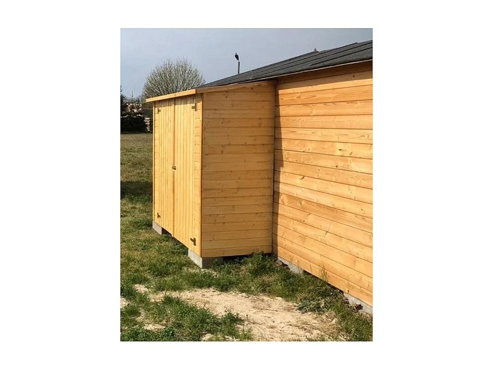 Armoire de jardin à outils 1.66x0.82 m H.1.86 - avec plancher et paroi arrière - DOM84 - ALTANKA