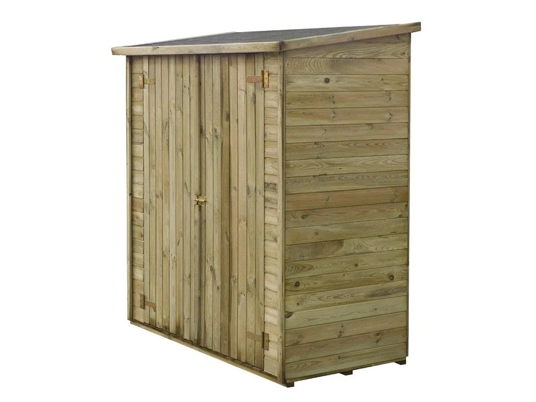 Armoire de jardin à outils 1.66x0.82 m H.1.86 - avec plancher et paroi arrière - DOM84 - ALTANKA
