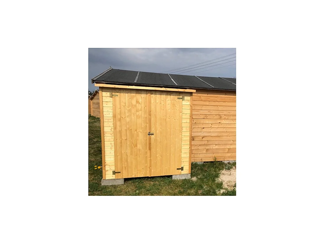 Armoire de jardin à outils 1.66x0.82 m H.1.86 - avec plancher et paroi arrière - DOM84 - ALTANKA