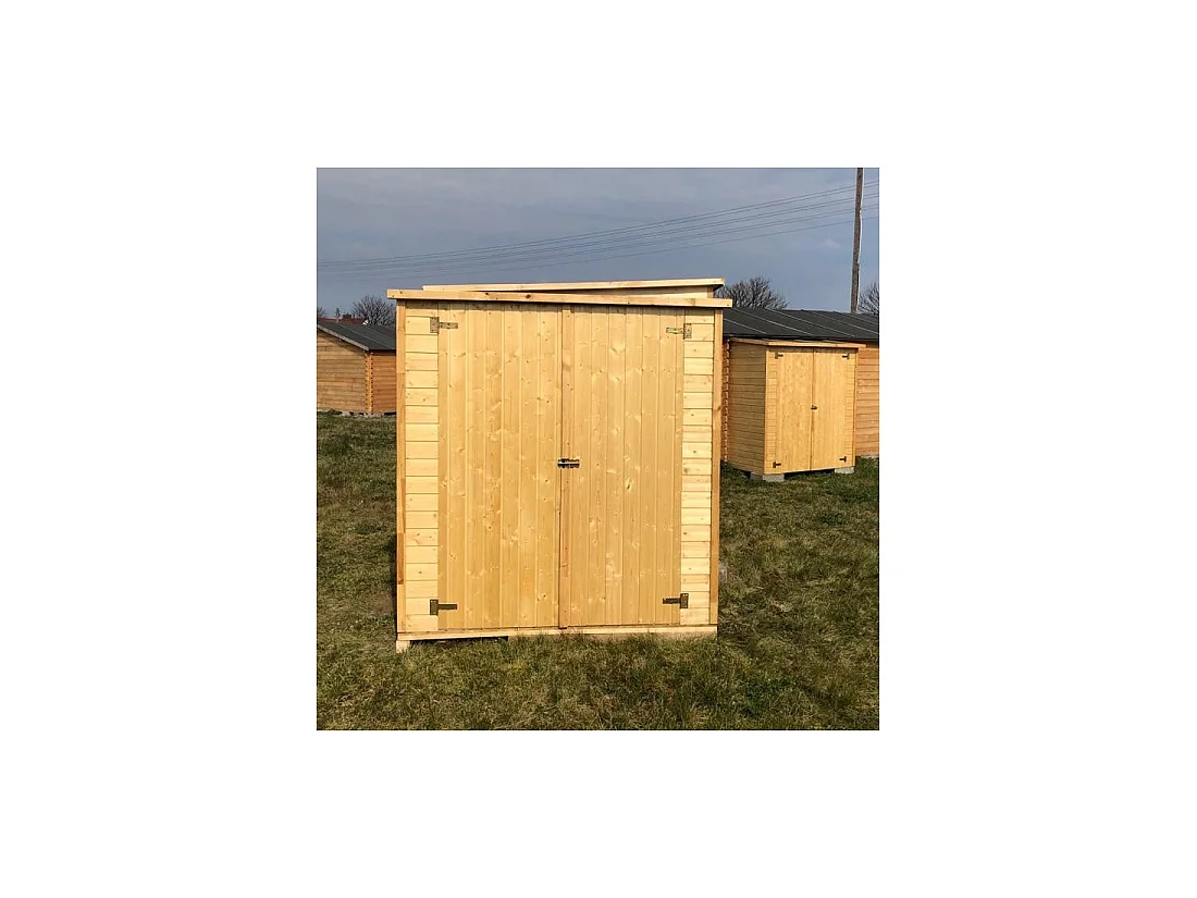 Armoire de jardin à outils 1.66x0.82 m H.1.86 - avec plancher et paroi arrière - DOM84 - ALTANKA