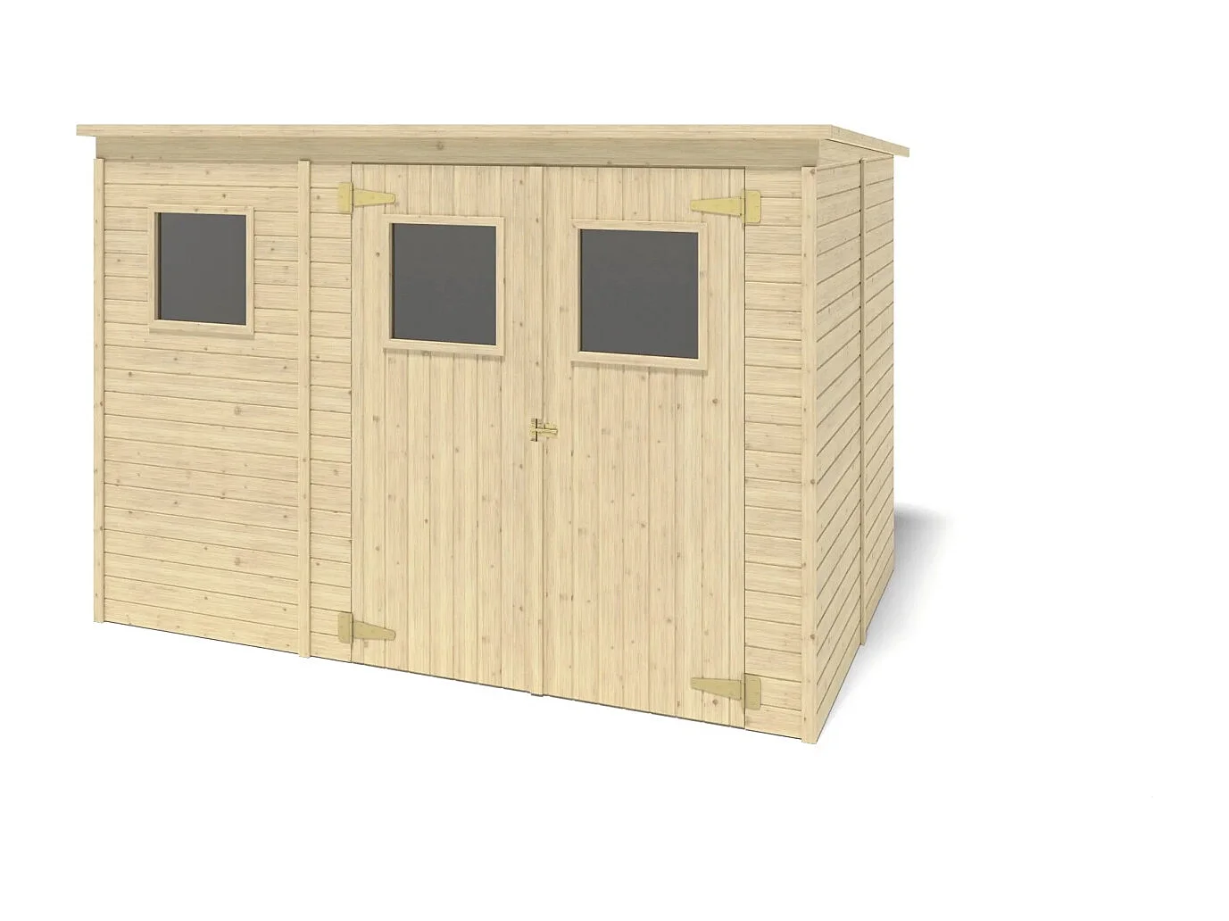 Casetta da giardino in legno 4.86 m2 - 2.70x1.80 m - 12.5 mm - DOM421 - ALTANKA