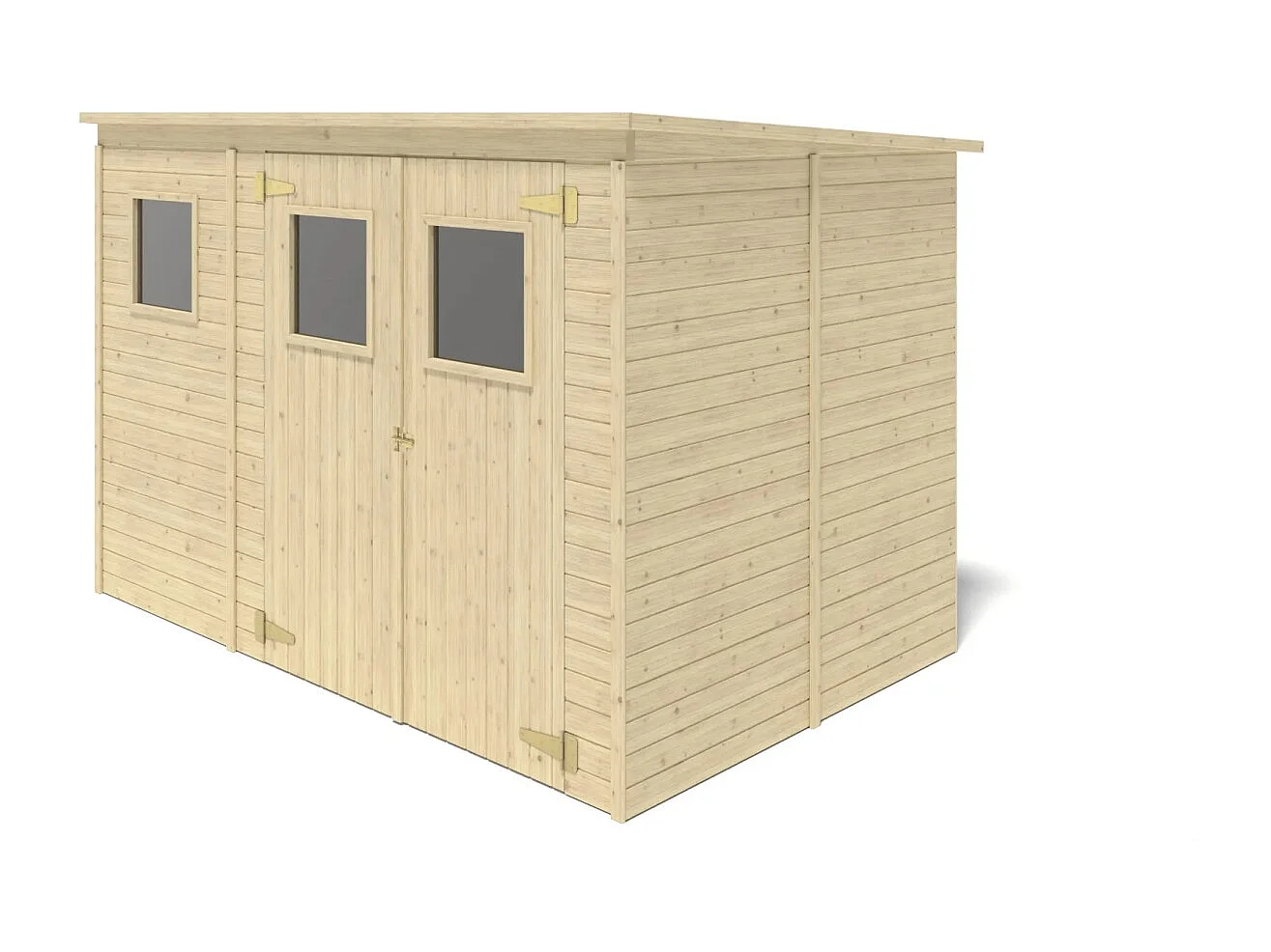 Casetta da giardino in legno 4.86 m2 - 2.70x1.80 m - 12.5 mm - DOM421 - ALTANKA
